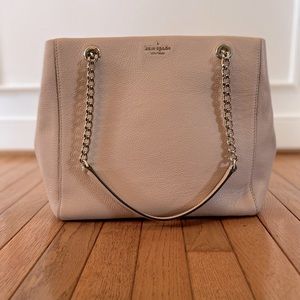 Kate Spade Shoulder / Tote Bag w Silver Chain